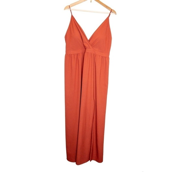 Elegant Orange Maxi Dress - Picture 1 of 12